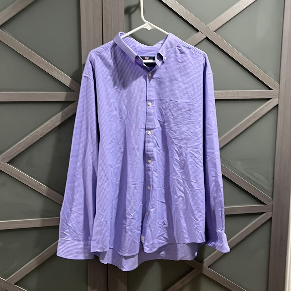 Vineyard Vines performance classic fit Murray shirt button front long sleeve